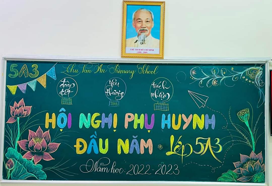 trang tri bang hop phu huynh