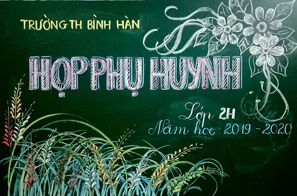 trang tri bang hop phu huynh