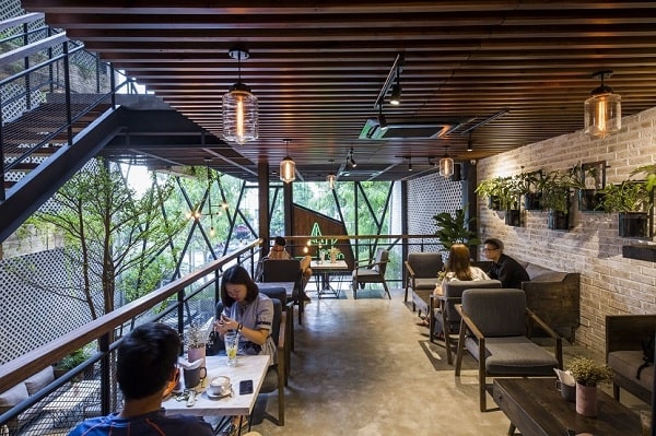 Báo giá thiết kế nội thất quán cafe