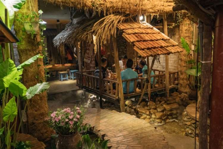 Thiết kế nhà hàng phong cách đồng quê