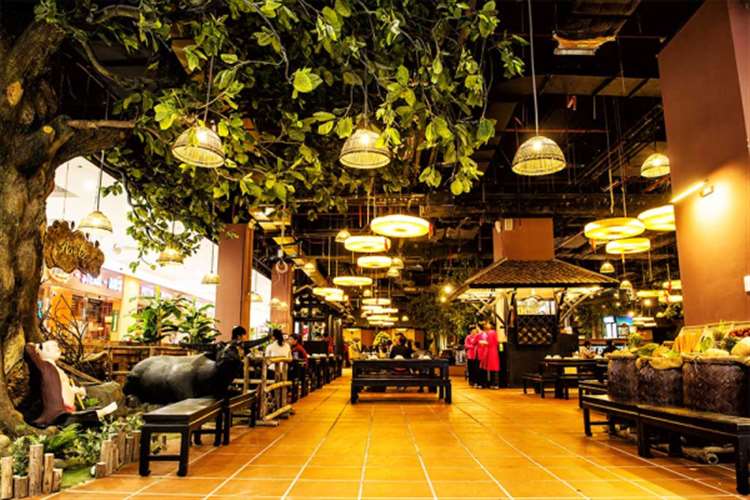 Thiết kế nhà hàng phong cách đồng quê