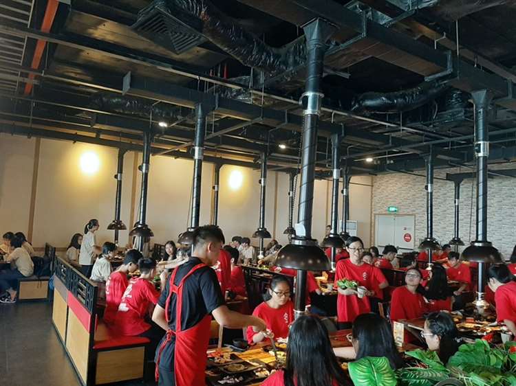 Thiết kế nhà hàng lẩu nướng không khói