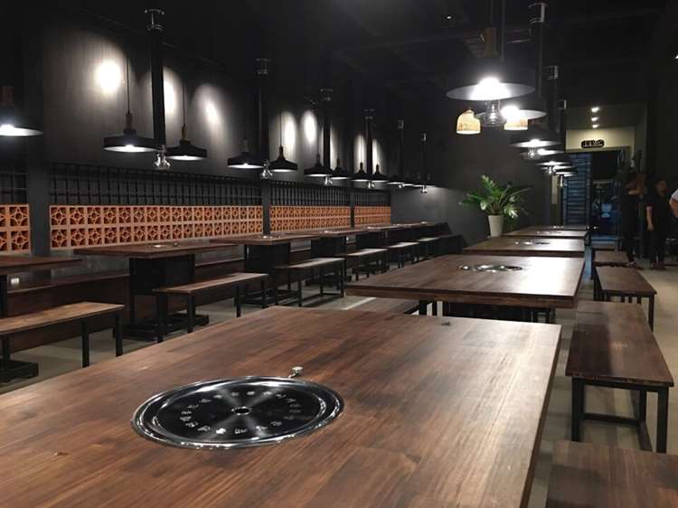 Thiết kế nhà hàng lẩu nướng không khói