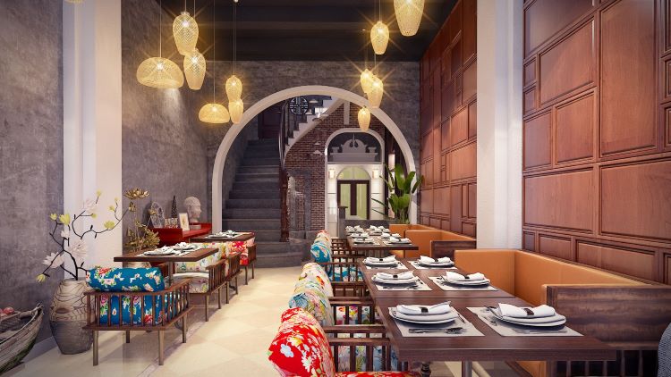 Thi công nội thất nhà hàng cao cấp