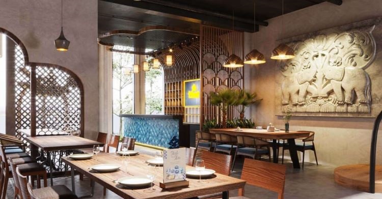 Thiết kế thi công nội thất nhà hàng
