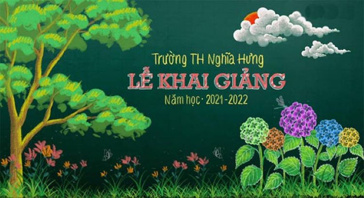 Trang trí bảng lớp đầu năm học mới