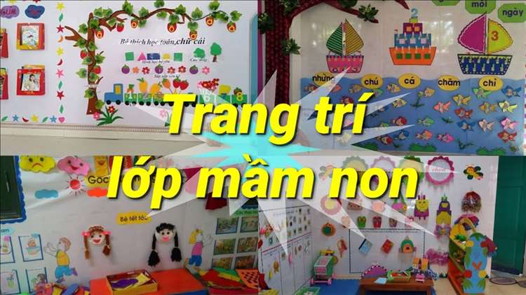 trang trí góc toán lấy trẻ làm trung tâm